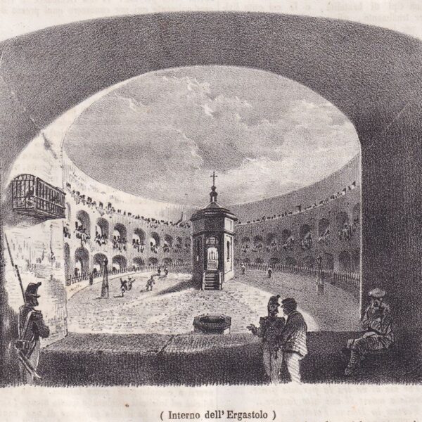 Carcere di Santo Stefano, Ponza, 1856
