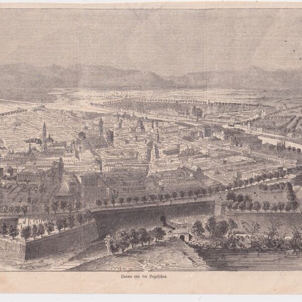 Parma, Veduta panoramica, 1880