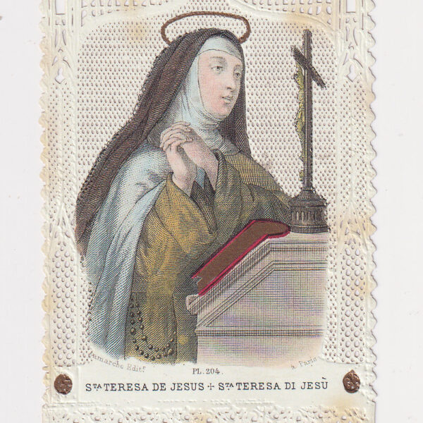 Santino antico, S.Teresa di Gesù, XIX sec.