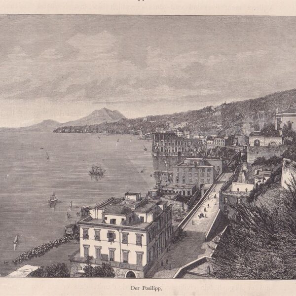 Napoli, Veduta da Posillipo, 1884