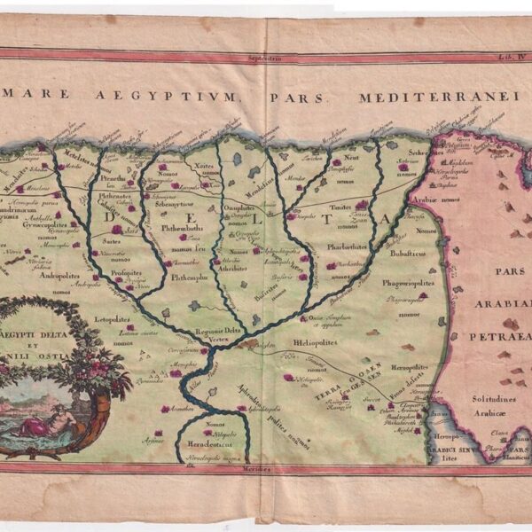 Egitto Cellarius - Aegypti Delta 1701
