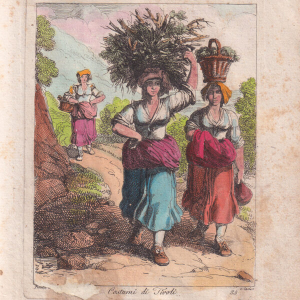 Bartolomeo Pinelli, Costumi di Tivoli, 1810