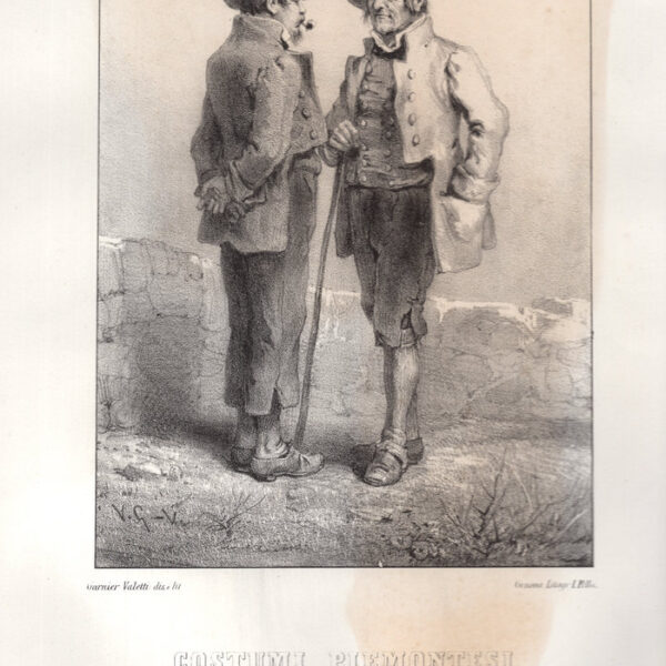 Costumi Piemontesi, Susa, 1850