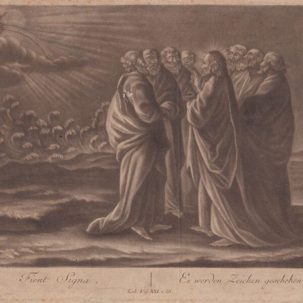 Johann-Elias Haid (Augusta 1739 - 1809) Gesù e Apostoli - Fient Signa