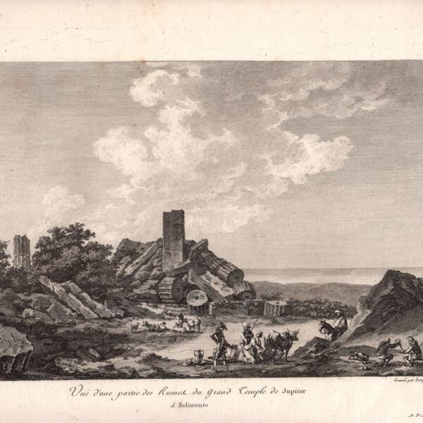 Selinunte, Tempio di Giove, Saint-Non, 1781-86