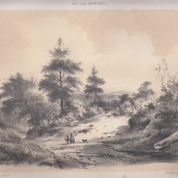 Paesaggio, J.F.Van Deventer, 1845