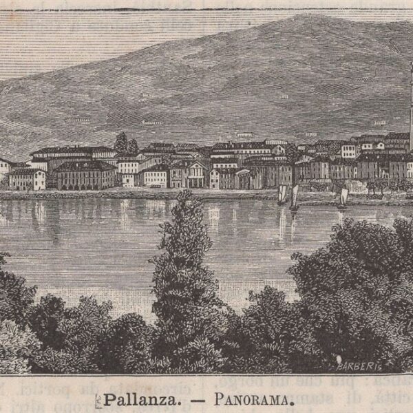 Pallanza, Panorama, 1890
