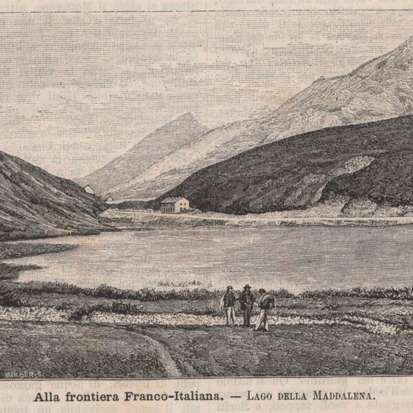 Cuneo, Lago della Maddalena, 1890