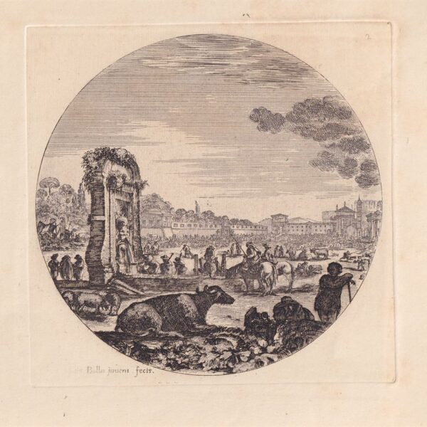 Stefano della Bella, Paesaggi di Roma, XIX secolo