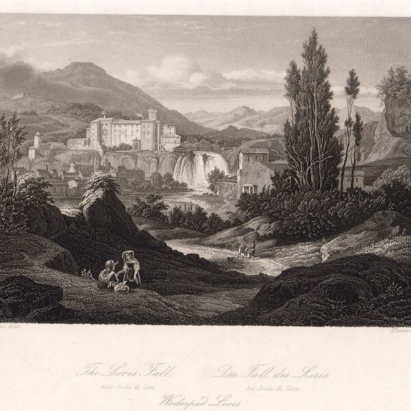 Liri, Le cascate, 1840