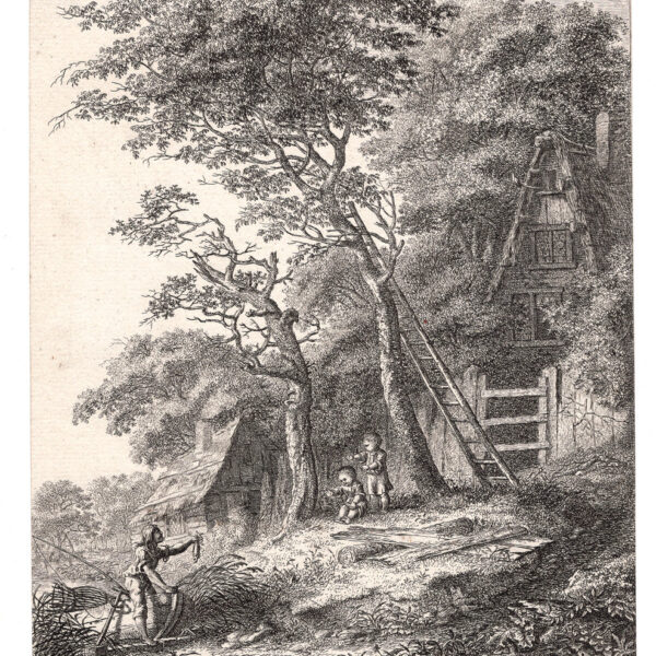 Salomon Gessner, Paesaggio, 1764