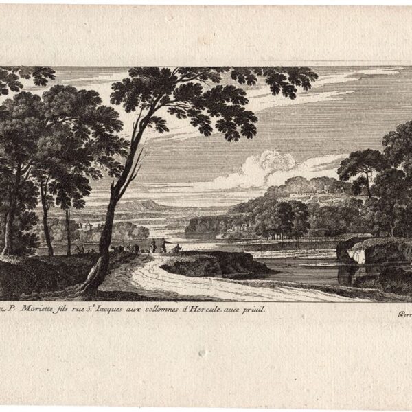 Gabriel Perelle (1604-1677), Mariette, Paesaggio, 1660