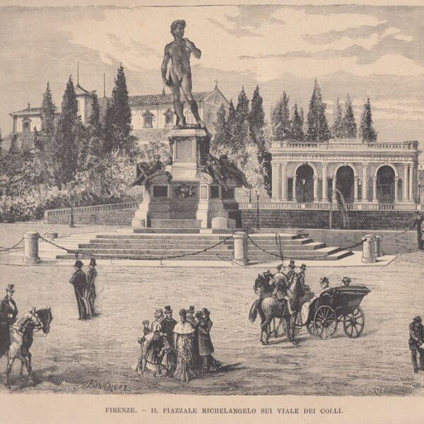 Firenze, Piazzale Michelangelo, 1885
