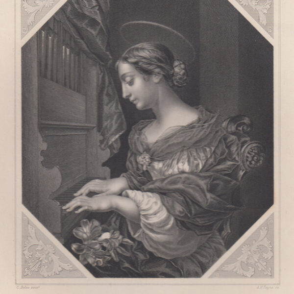 Santa Cecilia, C.Dolce, 1840-50