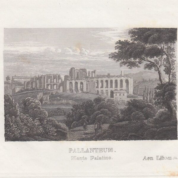 Roma, Monte Palatino, C.Frommel, 1829