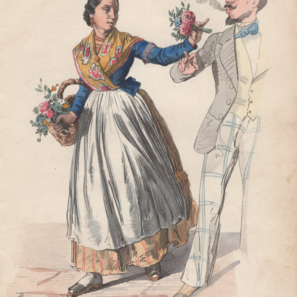 La fioraia, F.Palizzi, 1853