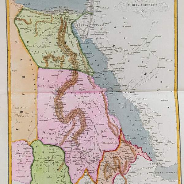 Egitto, Nubia e Abissinia, 1865