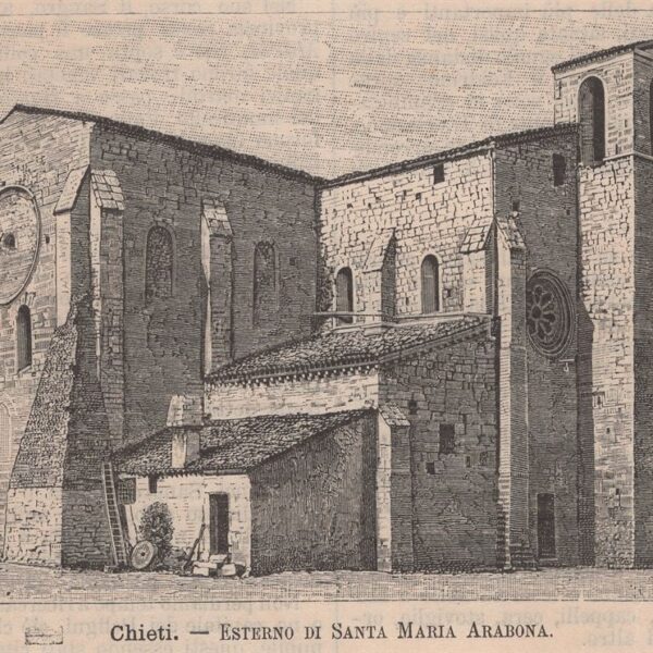Chieti, Esterno di Santa Maria Arabona, 1890