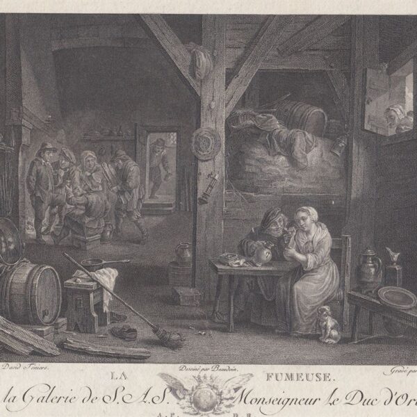 David Teniers, La Fumatrice, 1786