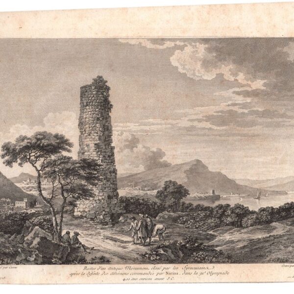 Siracusa, Antico monumento, Saint-Non, 1786