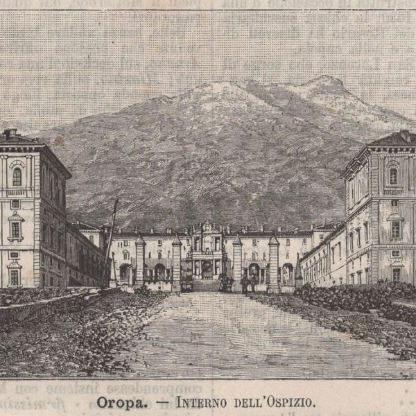 Oropa, Interno dell'Ospizio, 1890