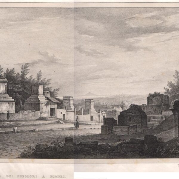 Pompei, Strada dei Sepolcri, 1840