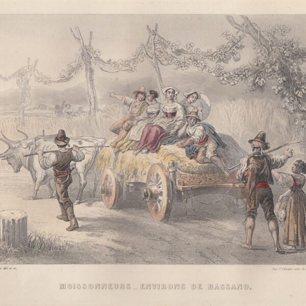 Mietitori, dintorni di Bassano, 1864