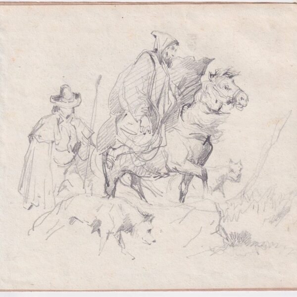 Consalvo Carelli, Pastore e monaco in viaggio