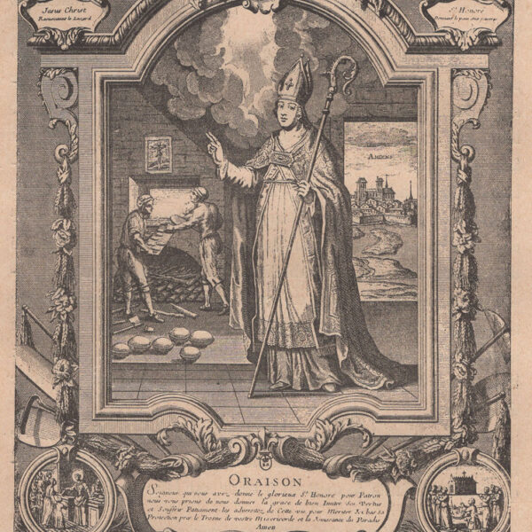 S.Honorè, xilografia dell'800