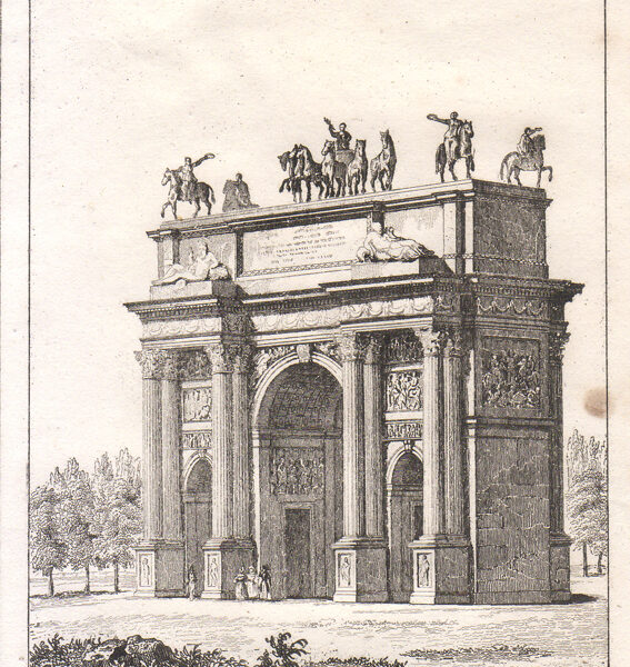 Milano, Arc du Simplon, 1860
