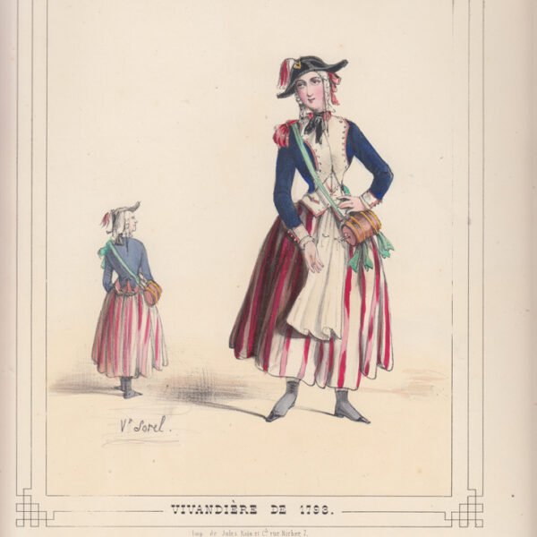 Costumi dell' Opera di Parigi, Vivandiera, 1860