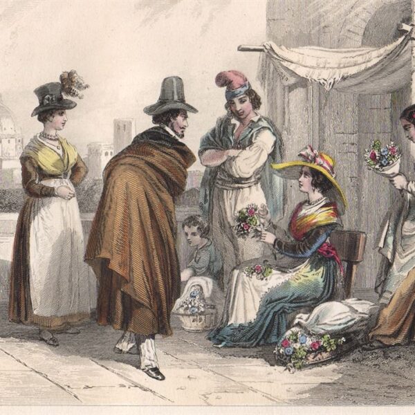 Fioraia a Firenze, 1840