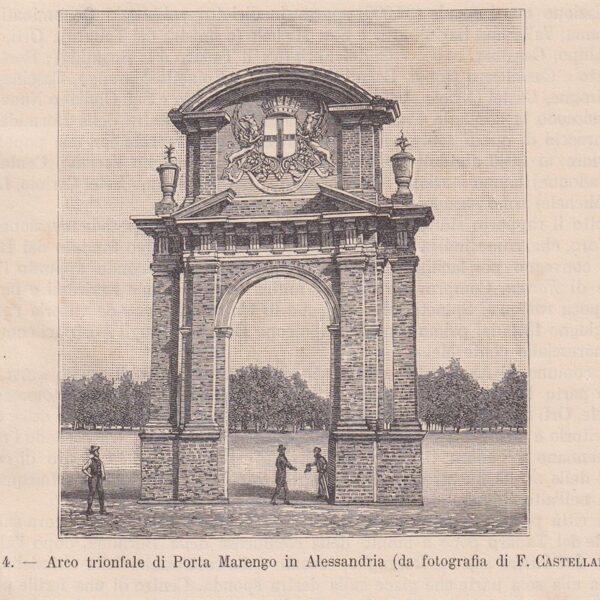 Alessandria, Arco trionfale, 1890