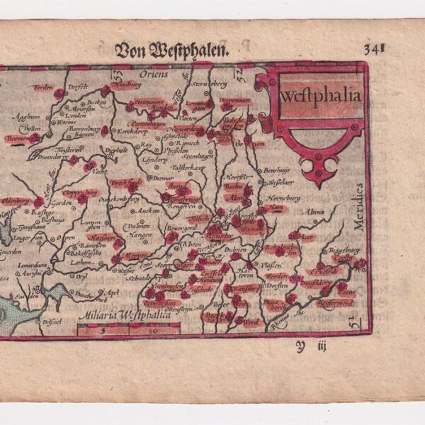 Petrus Bertius, Westfalia,1612