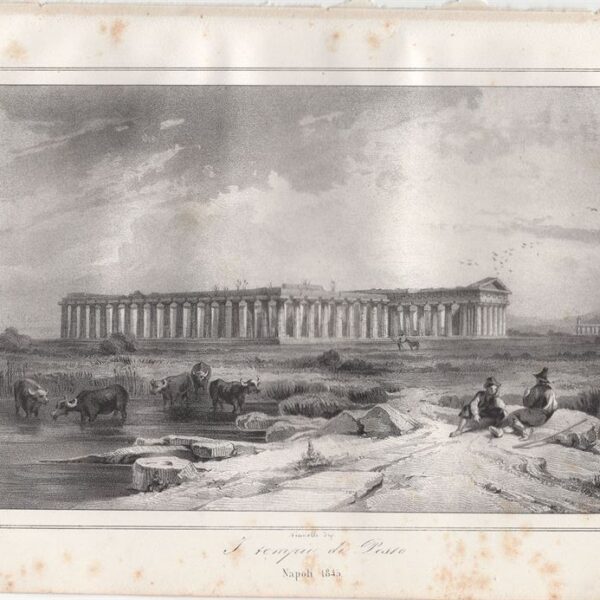 Paestum, Il Tempio, 1845