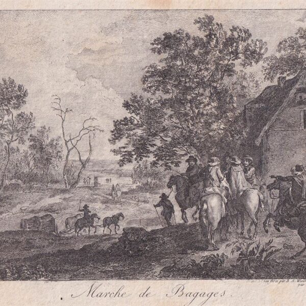 Adam Frans van der Meulen, Passeggiata, XIX secolo