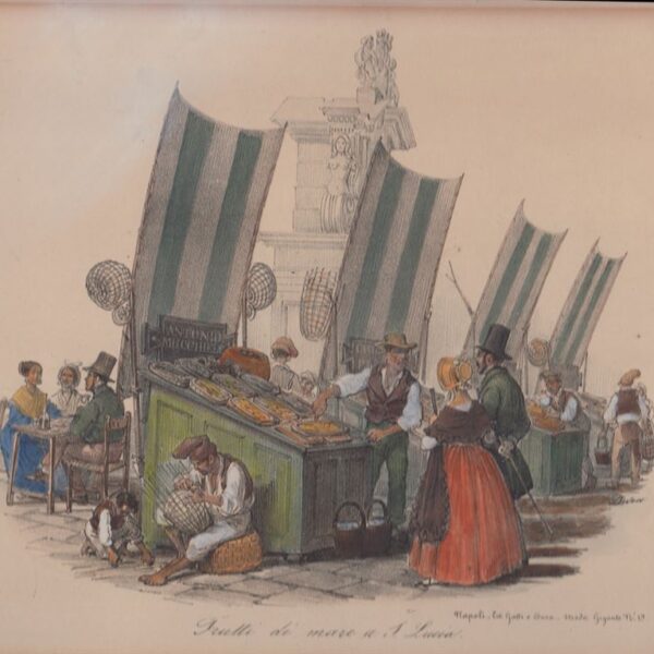 Frutti di Mare a Santa Lucia, Gaetano Dura, 1839