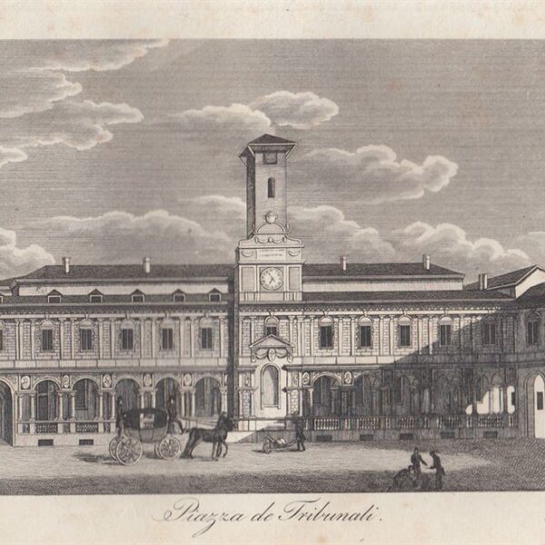 Milano, Piazza dei Tribunali, 1834