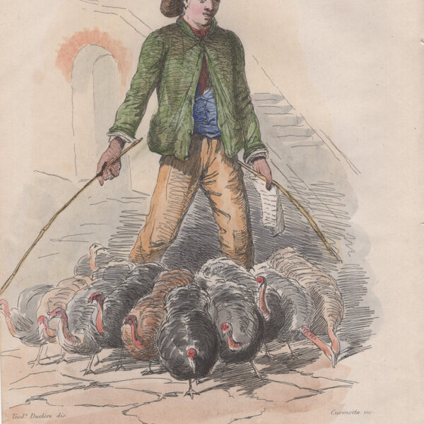 La riffa dei polli, Duclere, 1853