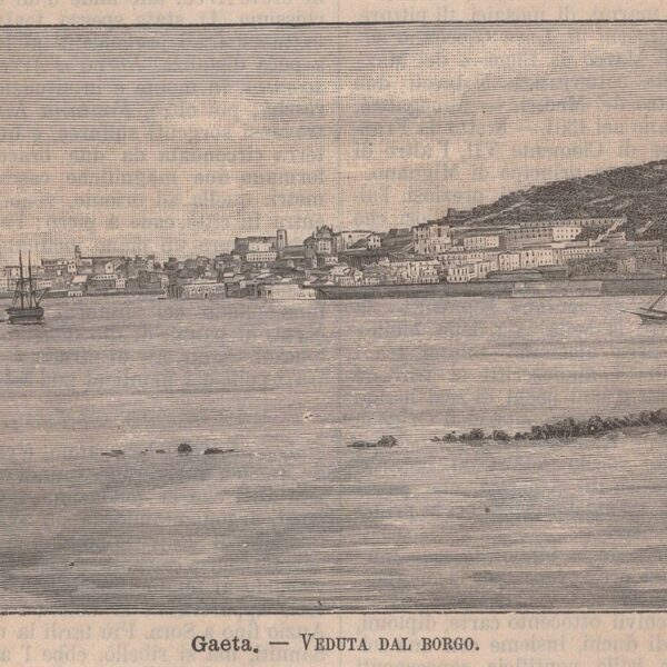Gaeta, Veduta dal Borgo, 1890