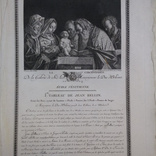Giovanni Bellini, La Circoncisione, 1786
