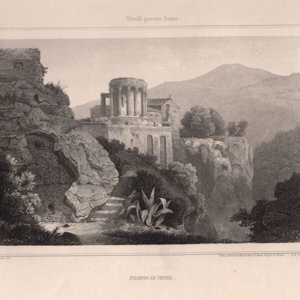 Tivoli, Tempio in Vesta, 1860