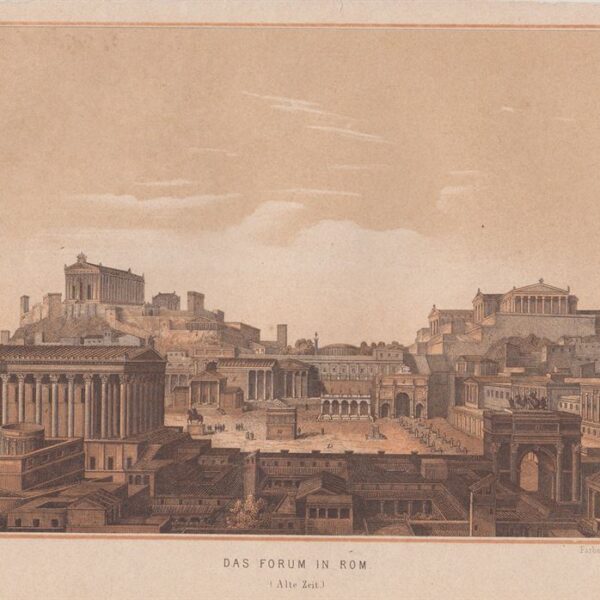 Roma, Foro Romano, 1865