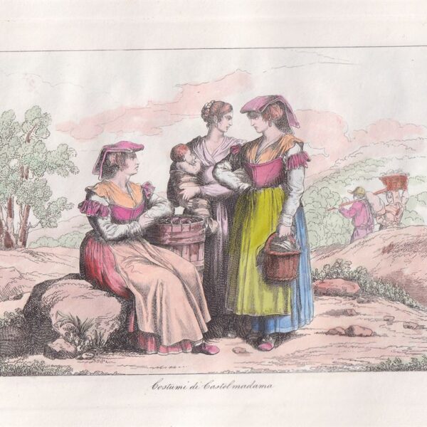 Pinelli, Costumi di Castelmadama, 1820