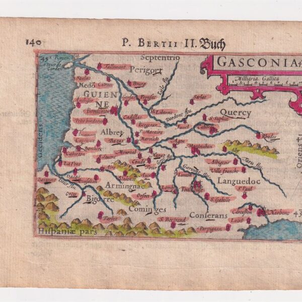 Petrus Bertius, Guascogna,1612