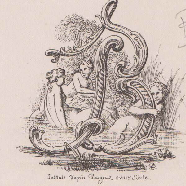 Monogramma, Lettera B, 1882