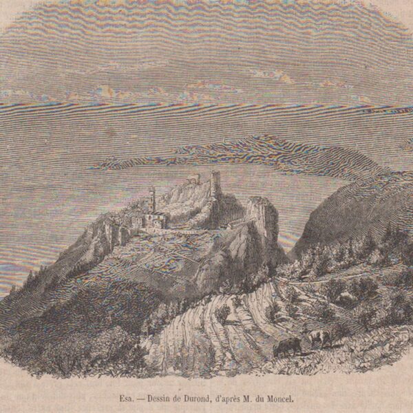 Esa M.du Moncel. Eze Costa azzurra. Francia.1847