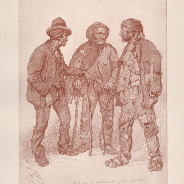 Wilhelm Allers, Tre mendicanti a Gragnano, 1890