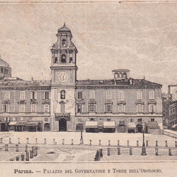 Parma, Torre dell'Orologio, 1890