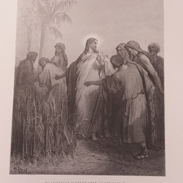 Gustave Dorè, Gli apostoli raccolgono spighe di grano di sabato, 1873